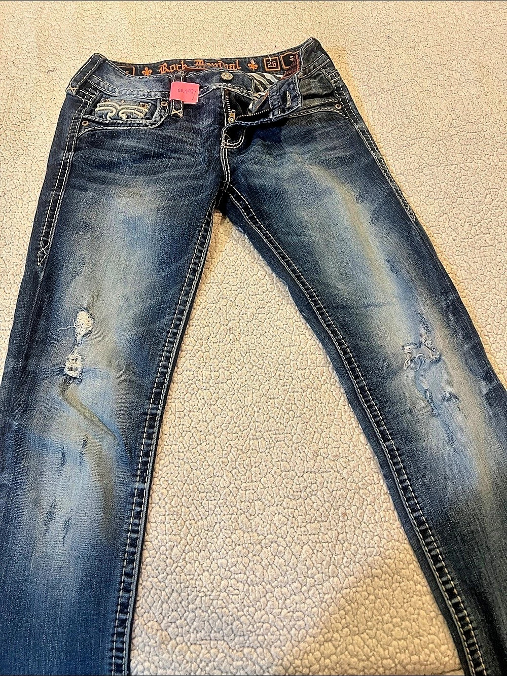 Rock Revival Alaina Skinny Jean Skinny Jeans Blue Waist 26